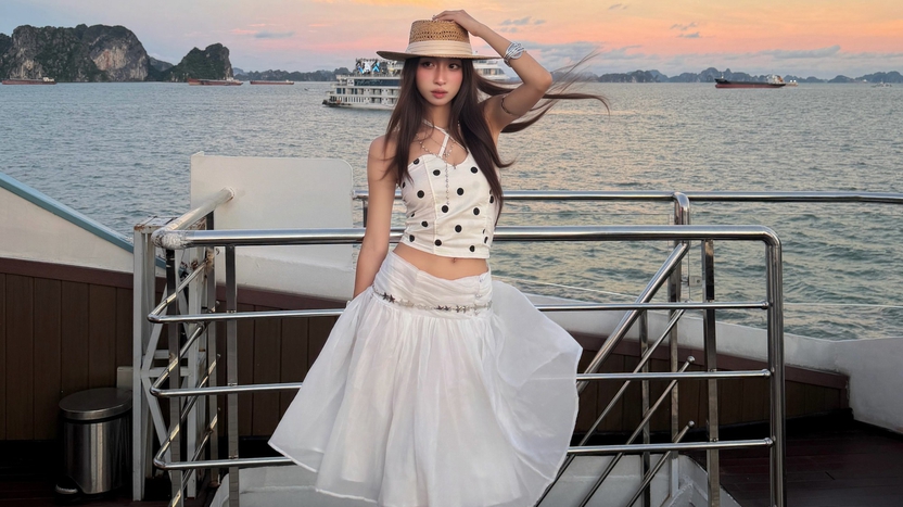 Chân váy midi diện đi làm hay đi chơi đều xinh