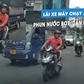 Lái xe máy chạy sai luật, người đàn ông còn phun nước bọt vào ô tô
