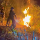 Nghệ An: Cháy rừng dữ dội trong đêm, sẵn sàng sơ tán dân