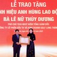 Doanh nhân Lê Nữ Thùy Dương được phong tặng danh hiệu Anh hùng Lao động