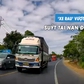 Tài xế ô tô con 'xanh mặt' vì xe tải vượt ẩu trên quốc lộ