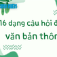 Bí quyết ôn thi tốt nghiệp THPT đạt điểm cao: Vững 16 dạng câu hỏi môn văn