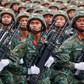 16.000 chiến sĩ hợp luyện diễu binh dưới trời mưa tầm tã