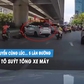 'Quái xế' lái ô tô chuyển cùng lúc 5 làn đường, suýt tông xe máy