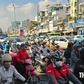 Sáng đầu tuần 12.10, ngã tư Bảy Hiền có lúc kẹt xe cục bộ sau khi chặn hướng đi thẳng