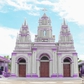 Nhà thờ hơn 135 năm tuổi ở Gia Lai khoác áo trắng tím, tháp tựa tháp Chăm