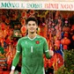FIFA làm thơ chúc tết cực đỉnh, đăng ảnh Trung Kiên cầm cành đào du xuân trong trang phục thủ môn