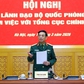 Đại tướng Phan Văn Giang làm việc với Tổng cục Chính trị về nhiệm vụ năm 2026