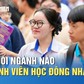 Khối ngành nào có đông sinh viên học nhất?