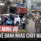 Xác minh clip 2 tài xế xô xát chảy máu đầu ở TP.HCM