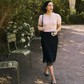 Cảm hứng vintage từ chân váy lụa, áo cardigan len
