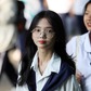Nữ sinh TP.HCM tươi tắn, tự tin trước kỳ thi đánh giá năng lực