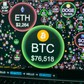 Giá Bitcoin hôm nay 1.5.2026: Mỹ tịch thu gần 500 triệu USD tiền số của Iran