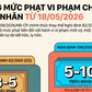 Từ ngày 18.5, tăng mức phạt ngoại tình cao nhất 10 triệu đồng