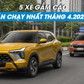 Người Việt ưa chuộng xe gầm cao nào nhất tháng 4.2026?