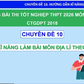 Bí quyết ôn thi tốt nghiệp THPT đạt điểm cao: Kỹ năng làm bài thi môn địa
