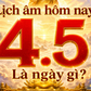 Lịch âm hôm nay: Ngày 4.5 là ngày gì mà nhiều người mong khởi sự may mắn?