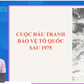 Bí quyết ôn thi tốt nghiệp THPT đạt điểm cao: Đấu tranh bảo vệ Tổ quốc