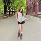 Những công thức diện quần shorts lạ mắt