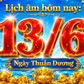 Lịch âm hôm nay ngày Thuần Dương: Ngày may mắn để xuất hành, khởi sự