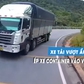 Kinh hoàng xe container suýt lao vào vách núi vì xe tải vượt ẩu