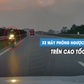 Kinh hoàng xe máy phóng ngược chiều cao tốc lúc chập tối, suýt tông thẳng ô tô