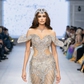 Miss Grand International All Stars diện váy cắt xẻ, làm vedette cho Nguyễn Minh Tuấn