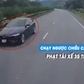 Kinh hoàng ô tô lại chạy ngược chiều cao tốc, phạt tài xế gần 40 triệu đồng