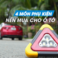 4 phụ kiện nên trang bị trên ô tô
