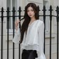 Tạo điểm nhấn kiêu kỳ bằng những mẫu áo kiểu nhiều tầng