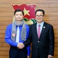 T.Ư Đoàn hội đàm với Ban Thanh niên T.Ư Đảng Nhân dân Campuchia
