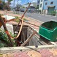Hố ga không có nắp đậy, gây nguy hiểm