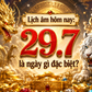Hôm nay ngày 29.7 là ngày gì mà nhiều người đặc biệt quan tâm?