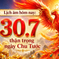 Lịch âm hôm nay 30.7: Lưu ý ngày Chu Tước