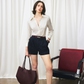 Quần shorts, sơ mi họa tiết, chân váy dài phủ sóng tủ đồ công sở