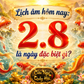 Hôm nay 2.8 là ngày gì được nhiều người quan tâm? Theo lịch âm cần thận trọng