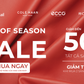 End of Season Sale: Ưu đãi đến 50%