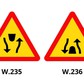 Phân biệt biển báo tam giác viền đỏ, nền vàng khác dải phân cách thế nào?