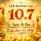 Lịch âm hôm nay 10.7 dân gian quan niệm 'cầu được ước thấy', dương lịch có ngày lạ