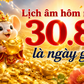Lịch âm hôm nay 30.8: Ngày thứ 2 nghỉ lễ Quốc khánh, có gì lưu ý?