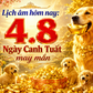 Lịch âm hôm nay 4.8: Ngày Canh Tuất may mắn, dân gian quan niệm nên làm gì?