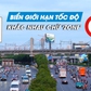 Chú ý điều gì khi gặp hai biển báo tốc độ khác nhau có chữ 'ZONE'?