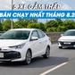 Người Việt mua xe sedan nào nhiều nhất tháng 8.2026?