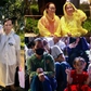 Người đàn ông khuyết tật đội mưa đến công viên số 1 Lý Thái Tổ: 'Tôi phải xem cho được'