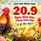 Lịch âm hôm nay 20.9: Ngày Đinh Dậu, tháng Đinh Dậu, năm Bính Ngọ