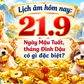 Lịch âm hôm nay 21.9: Ngày Mậu Tuất nhằm