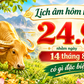 Lịch âm hôm nay 24.9: Ngày Tân Sửu, tháng Đinh Dậu, năm Bính Ngọ