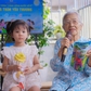 Lồng đèn lá dừa, mặt nạ giấy bồi mang trung thu vào bệnh viện