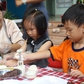 Ông bà, cha mẹ vào trường làm bánh trung thu cùng con