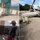 Cổng chào đổ sập, học sinh lớp 3 bị thương